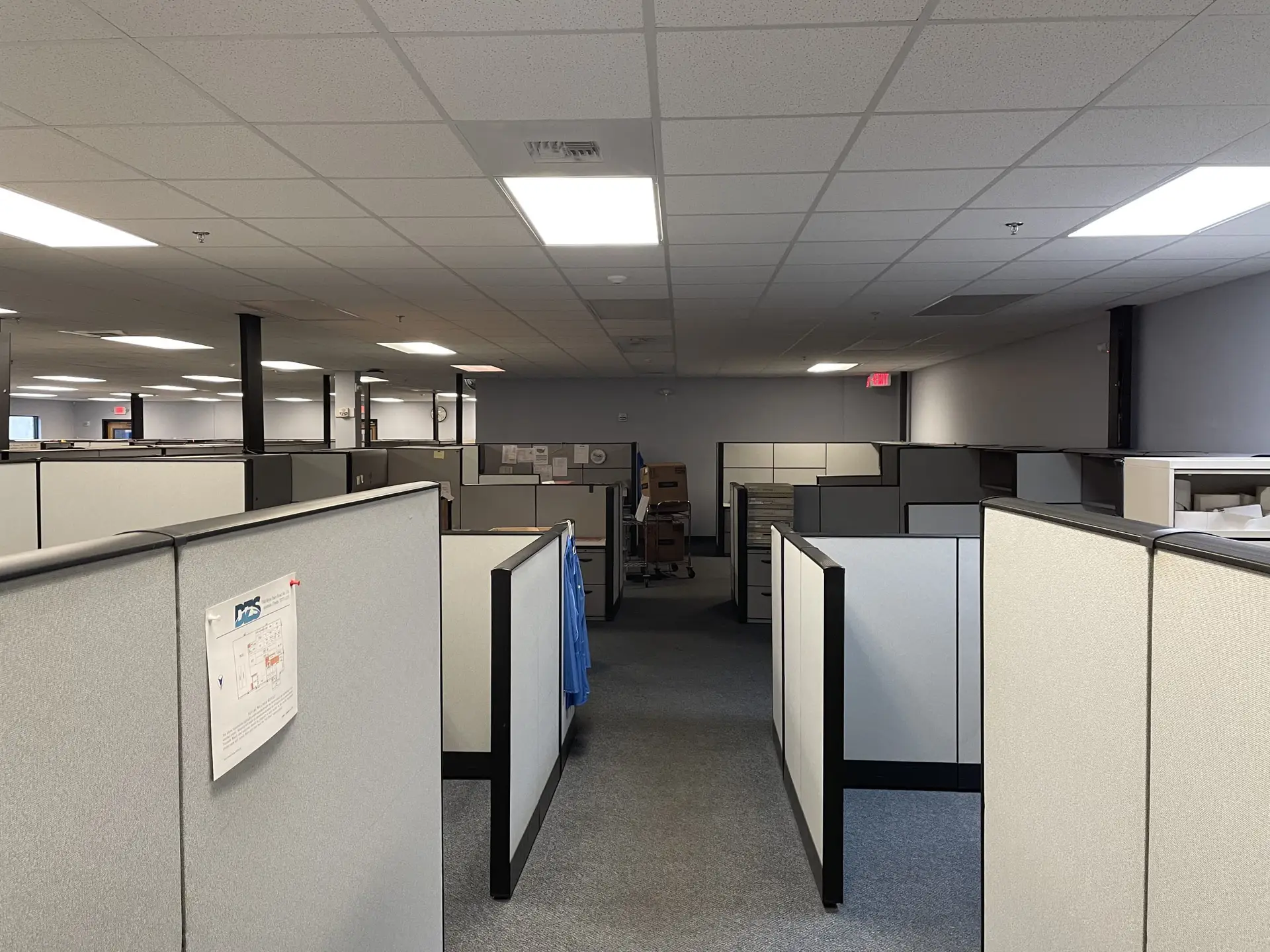 office cleanout before photo