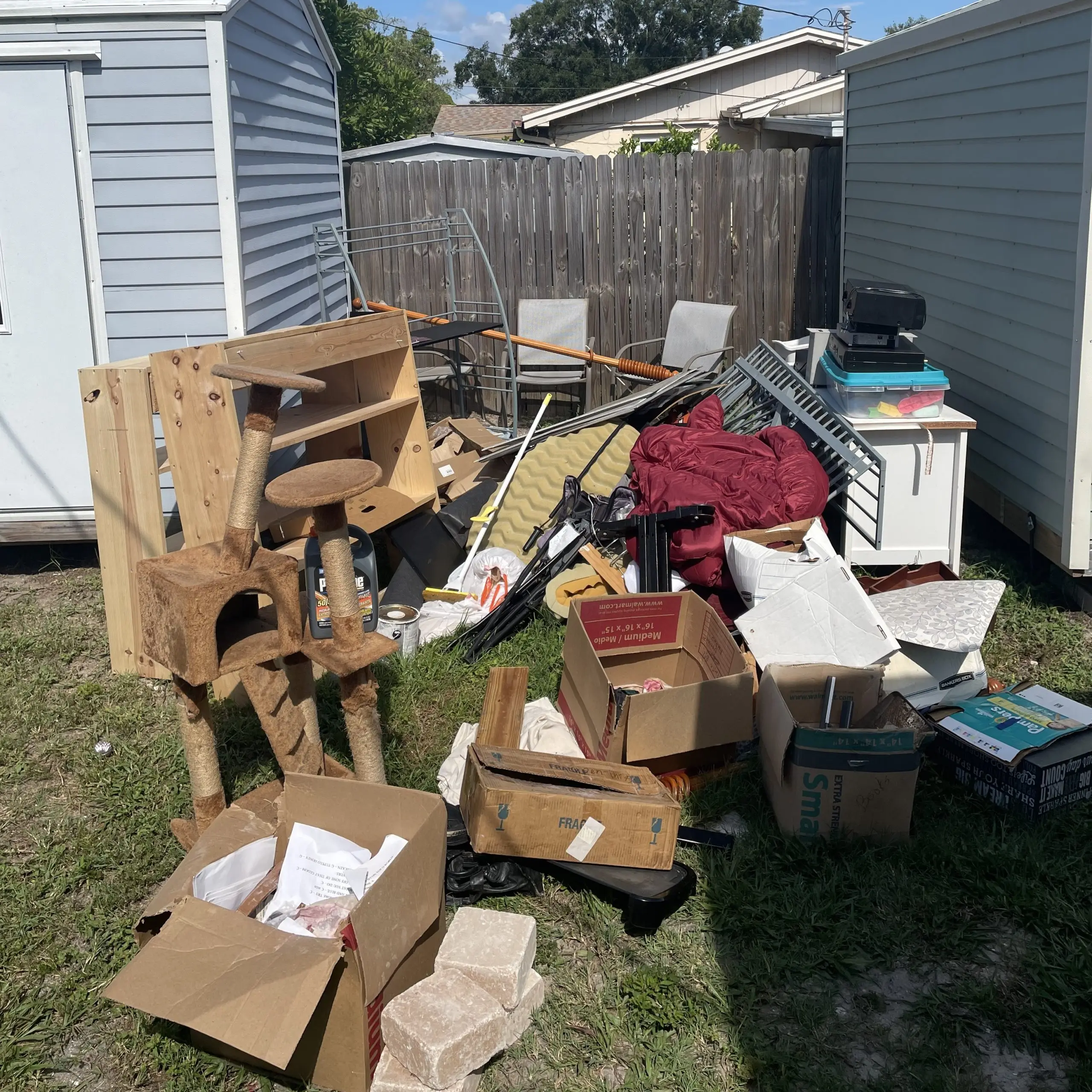 Junk Removal Before